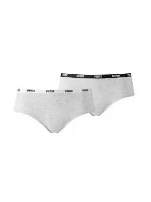 Бикини PUMA WOMEN HIPSTER 2P PACK 90785205 СИВО/СИВО