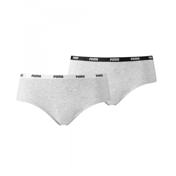  Бикини PUMA WOMEN HIPSTER 2P PACK 90785205 СИВО/СИВО 
