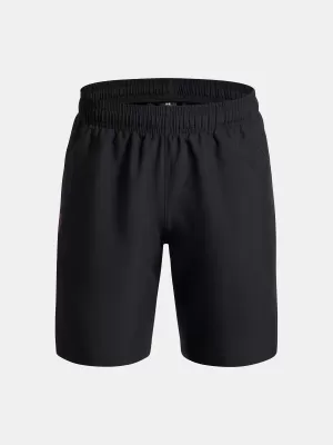 Къси панталонки за момчета UNDER ARMOUR UA TECH WOVEN WORDMARK SHORT 1383341-007 ЧЕРЕН