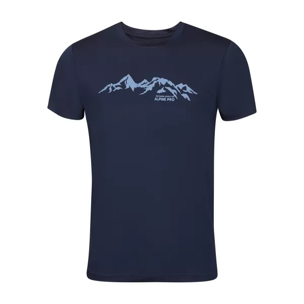  Мъжки функционална риза ALPINE PRO LYOR СИНЬО 