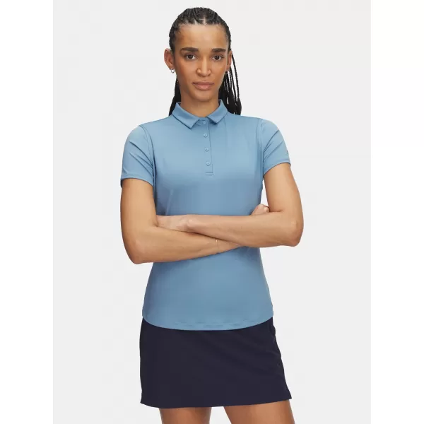  Дамска тениска UNDER ARMOUR UA PLAYOFF SS POLO 1383612-418 СИНЬО 