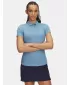 Дамска тениска UNDER ARMOUR UA PLAYOFF SS POLO 1383612-418 СИНЬО