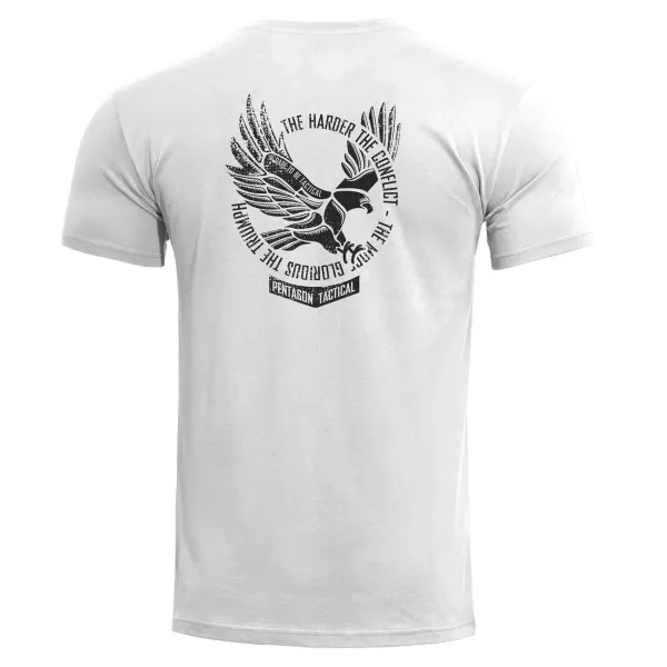  тениска PENTAGON AGERON EAGLE K09012-EA БЯЛО 