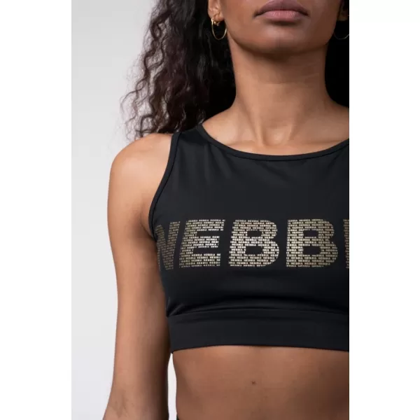  Мини горнище Gold Mesh 830 BLACK Nebbia 