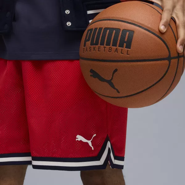  Къси панталони PUMA HOOPERHOTLINE AOP 7" SHORTS 63283701 ЗА ВСИЧКИ ВРЕМЕНА ЧЕРВЕНО/AOP 