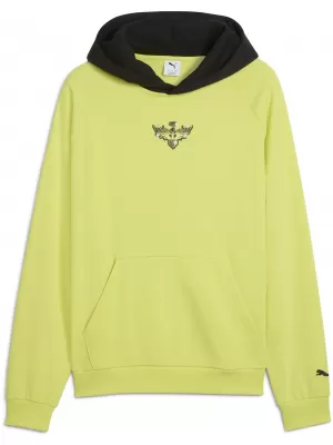 Мъжки суичър PUMA MELO ALWAYZ ON 1 HOODIE 63075205 ЛИМОНОВ ШЕРБЕРТ