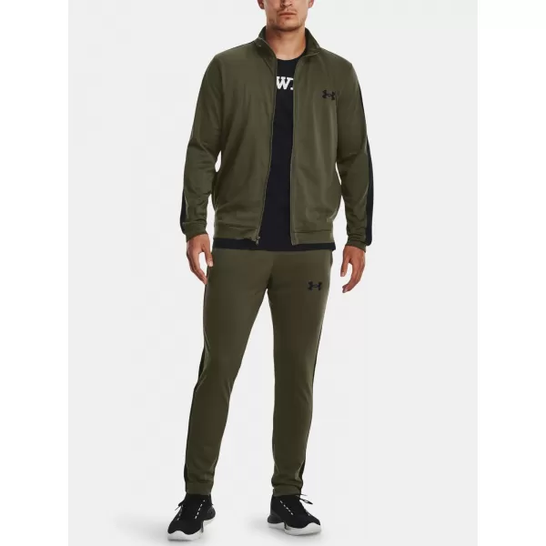  Мъжки комплект UNDER ARMOUR UA KNIT TRACK SUIT 1357139-390 ЗЕЛЕНО 