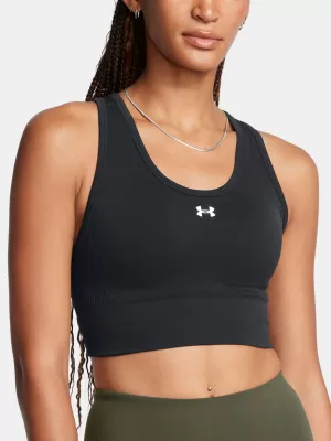 Дамски сутиен UNDER ARMOUR VANISH SEAMLESS MID BRA 1384419-001 ЧЕРЕН