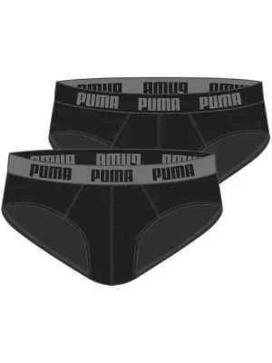 Мъжки брифи PUMA BASIC BRIEF 2P 88910006 ЧЕРНО/ЧЕРНО