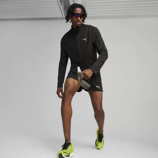  Спортна тениска PUMA RUN CLOUDSPUN 1/4 ZIP 52499201 ПУМА ЧЕРНА 