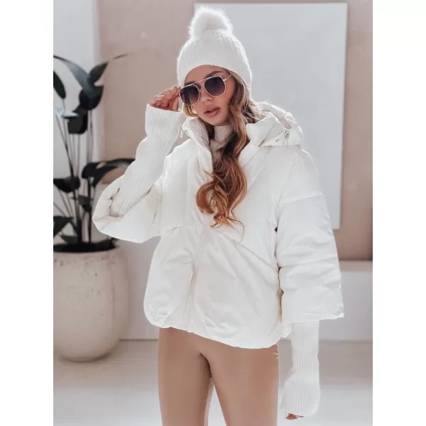  Дамско яке DSTREET TY5036 БЯЛ 