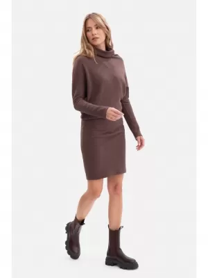 Рокля BEWEAR B309 КАФЯВО