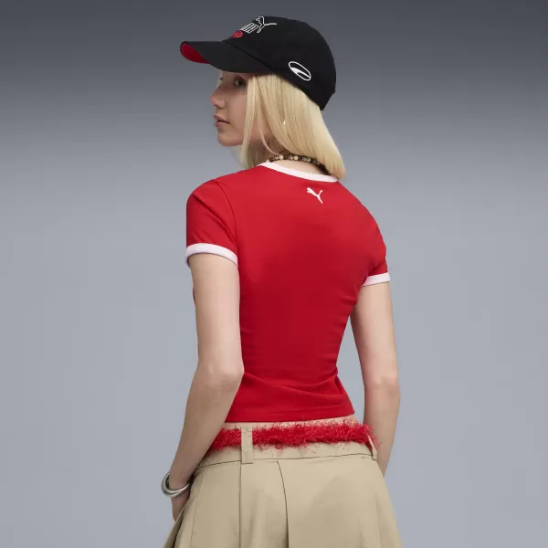  Дамска тениска PUMA FUTURE ЗА ВСИЧКИ ВРЕМЕНА ЧЕРВЕНО 