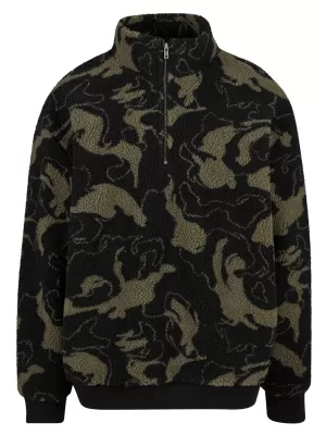 Мъжки суичър URBAN CLASSICS TB8024 МАСЛИНОВА ВИХРУШКА