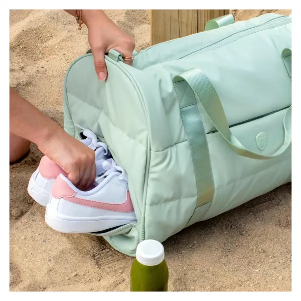  Холдал HEYS Puffer Duffel Bag ГРАДИНСКИ ЧАЙ ЗЕЛЕН 