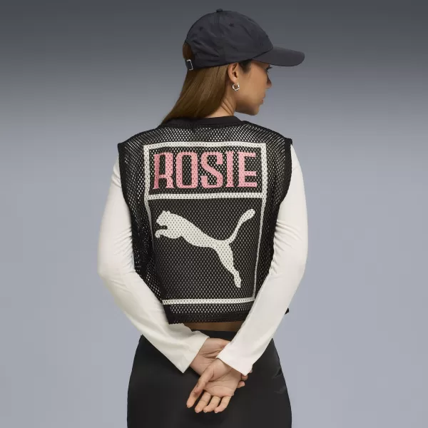  Топ резервоар PUMA X ROSÉ RELAXED MESH TOP 63380401 PUMA BLACK 