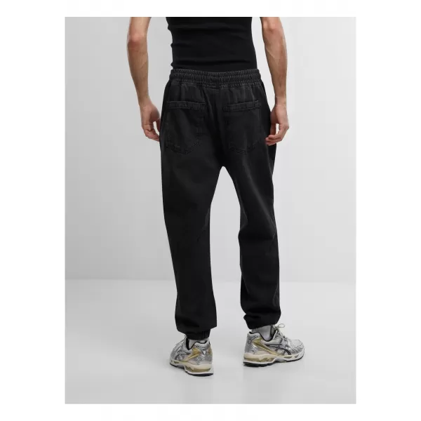  Мъжки дънки URBAN CLASSICS TB7296 ЧЕРНО ИЗМИТИ 