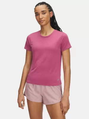 Дамска тениска UNDER ARMOUR UA LAUNCH SHORTSLEEVE 1382434-659 ЧЕРВЕНО