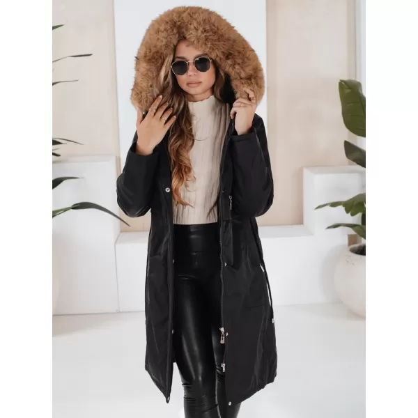  Дамска парка DSTREET TY5110 ЧЕРЕН 