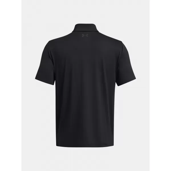  Мъжка тениска UNDER ARMOUR UA T2G POLO LB 1383255-001 ЧЕРЕН 
