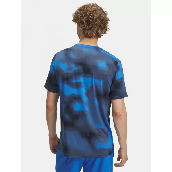  Мъжка тениска UNDER ARMOUR VANISH ENERGY PRINTED SS 1383974-402 СИНЬО 