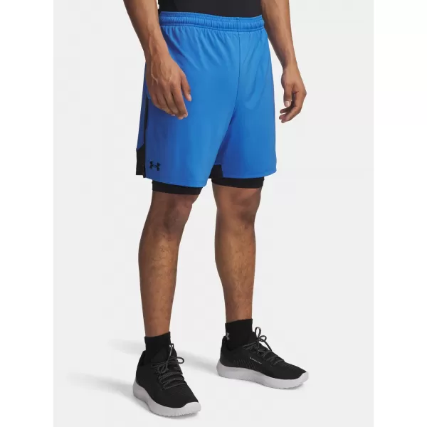  Мъжки шорти UNDER ARMOUR UA TECH VENT 2IN1 SHORT СИНЬО 