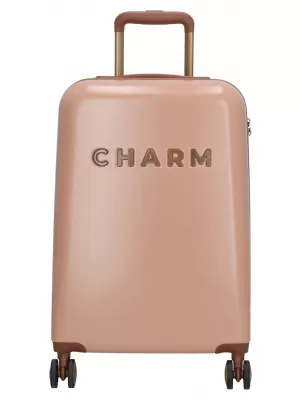куфар CHARM LONDON CAPETOWN S РОЗОВО