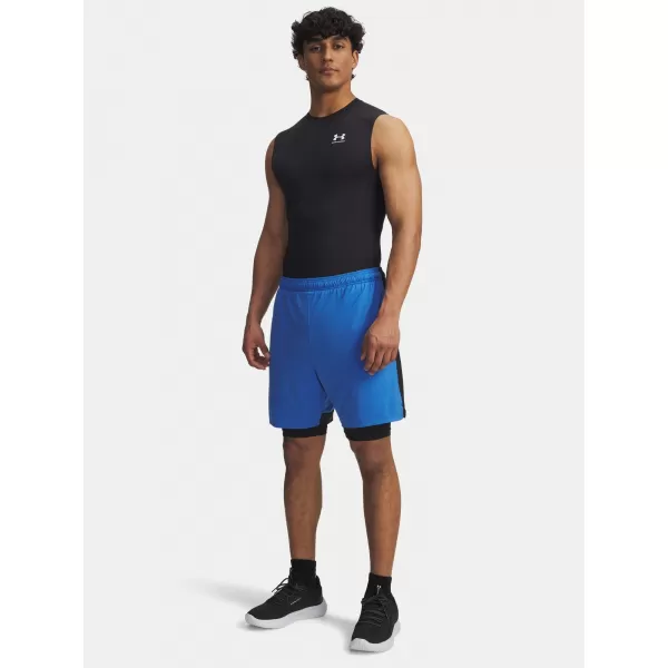  Мъжки шорти UNDER ARMOUR UA TECH VENT 2IN1 SHORT СИНЬО 