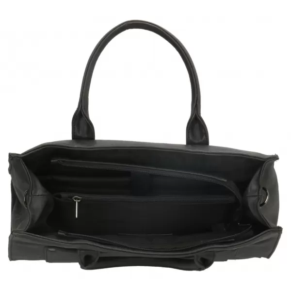  Дамска чанта ENRICO BENETTI BOBBI 66523 ЧЕРЕН 