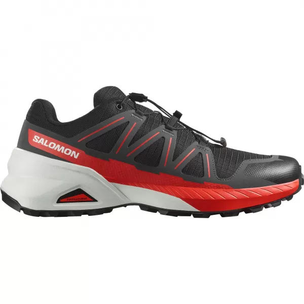  Мъжки обувки SALOMON SPEEDCROSS PEAK ЧЕРНО/АСФАЛТ/ОГНЕНО ЧЕРВЕНО 