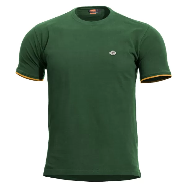  тениска PENTAGON LEVANTES CREWNECK STRIPES K09026 СПРИНГБОК ЗЕЛЕНО 