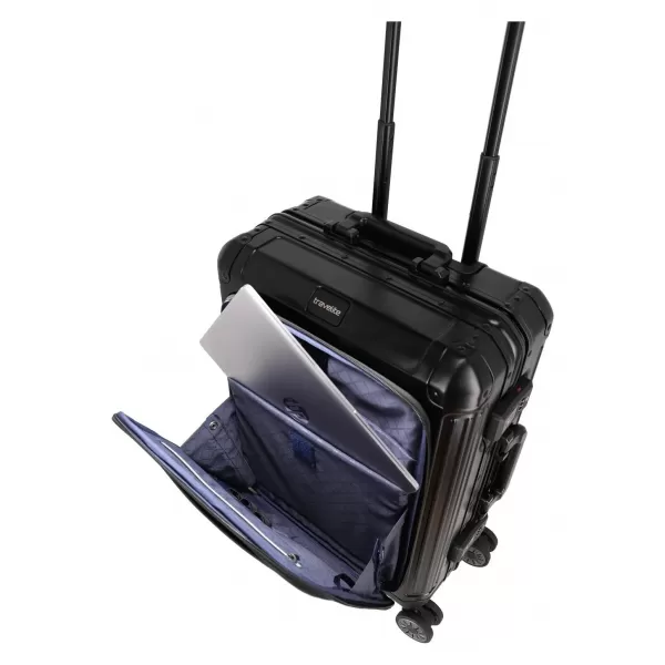  куфар TRAVELITE NEXT 4W S FRONT POCKET ЧЕРЕН 