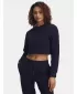 Дамски суичър UNDER ARMOUR ICON TERRY VARSITY CREW СИНЬО