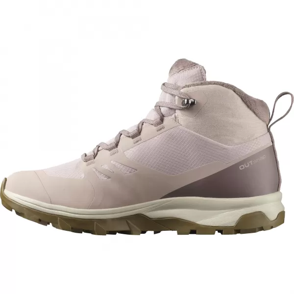  Дамски обувки SALOMON OUTSNAP WATERPROOF W ETHEREA/IRON/COYOTE BROWN 
