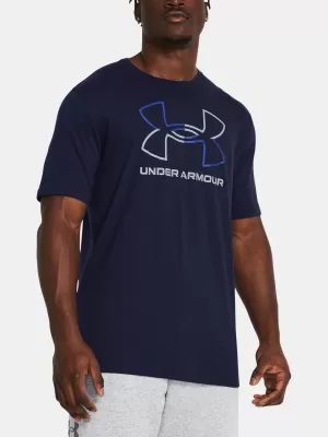 Мъжка тениска UNDER ARMOUR UA GL FOUNDATION UPDATE SS 1382915-410 СИНЬО
