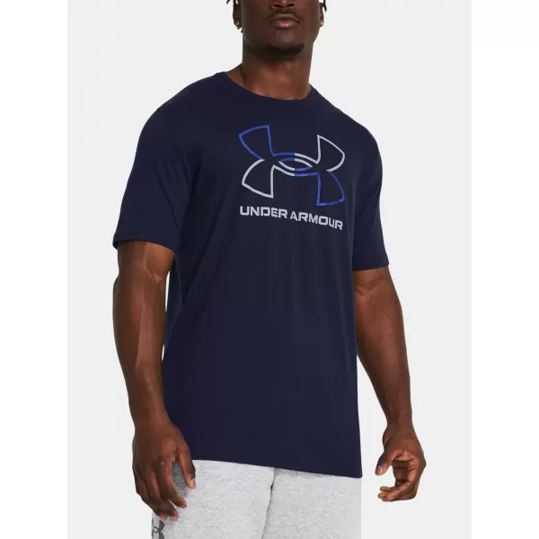  Мъжка тениска UNDER ARMOUR UA GL FOUNDATION UPDATE SS 1382915-410 СИНЬО 