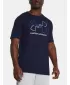 Мъжка тениска UNDER ARMOUR UA GL FOUNDATION UPDATE SS 1382915-410 СИНЬО