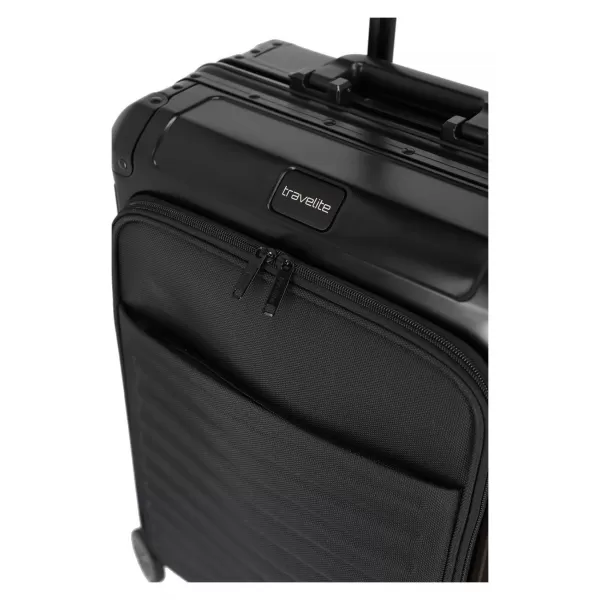  куфар TRAVELITE NEXT 4W S FRONT POCKET ЧЕРЕН 