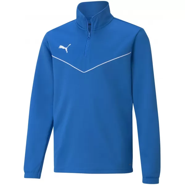  T -shirt PUMA TEAMRISE 1/4 ZIP TOP JR 657395_02 ЕЛЕКТРИЧЕСКА СИНЯ ЛИМОНАДА 