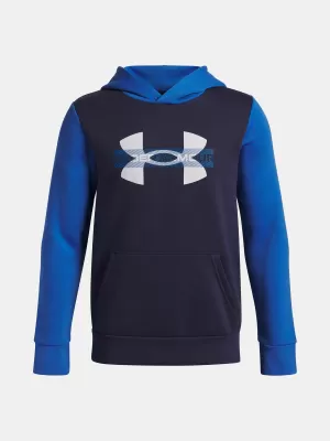 Суичър за момче UNDER ARMOUR UA RIVAL FLC CBLCK GRPHC HD 6004994-402 СИНЬО