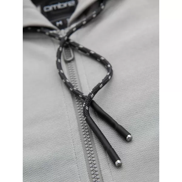  Мъжки суичър OMBRE BLACK OM-SSZP-0210 СИВО 