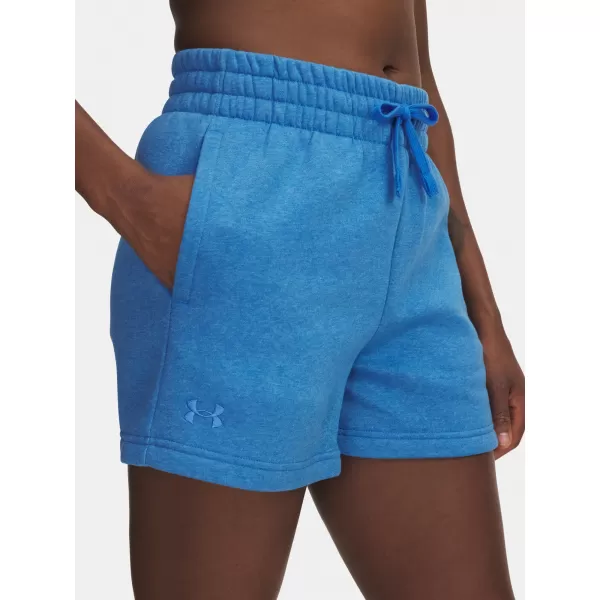  Дамски шорти UNDER ARMOUR RIVAL FLEECE SHORT 1382723-402 СИНЬО 