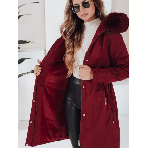  Дамска парка DSTREET TY5114 БОРДО 