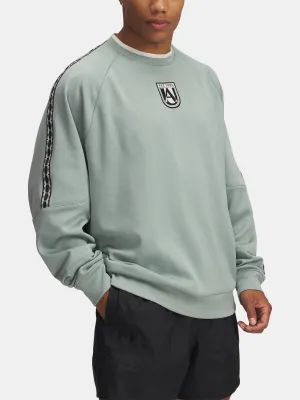 Мъжки суичър UNDER ARMOUR M'S 96 TERRACE CREW NECK 1390111-348 ЗЕЛЕНО