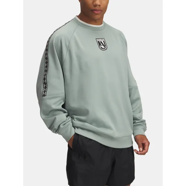  Мъжки суичър UNDER ARMOUR M'S 96 TERRACE CREW NECK 1390111-348 ЗЕЛЕНО 