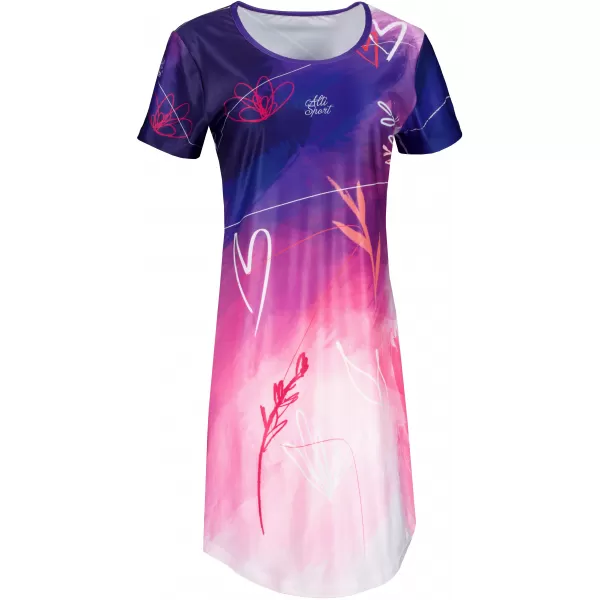  Дамска удължена тениска/премиум рокля ALTISPORT VOJ/ALW083SAT02 ЛИЛАВО 