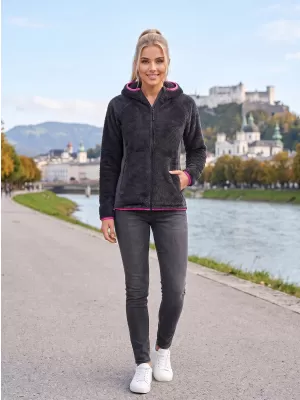 Дамски суичър ALTISPORT ACERA ЧЕРЕН