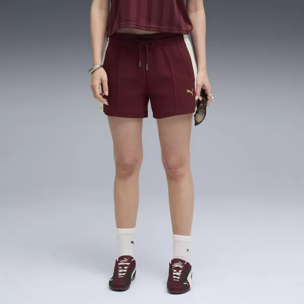  Дамски шорти PUMA T7 PINTUCK SHORTS 4' 63213996 РУБИНЕН БЛЯСЪК 