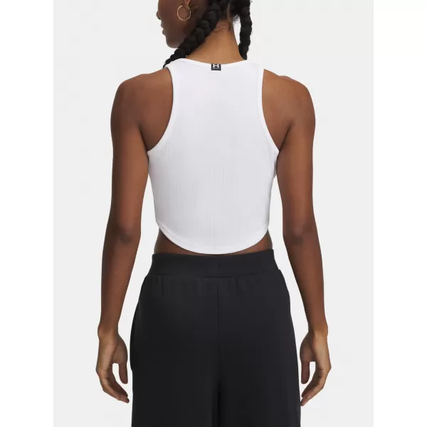  Дамски потник UNDER ARMOUR UA RIVAL RIB TANK 1389798-100 БЯЛО 