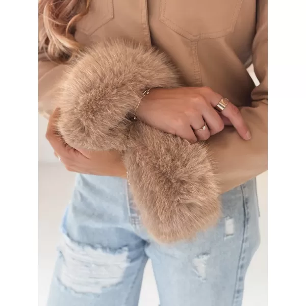  Дамско яке DSTREET TY5139 КАРАМЕЛ 